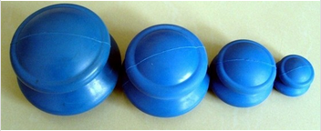 Rubber cupping sets