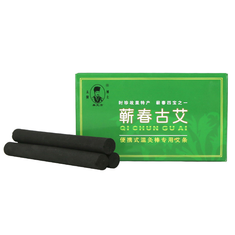 QICHUN Smokeless Moxa Stick 7mm(dia.) x 120mm(L) 30 pcs/box