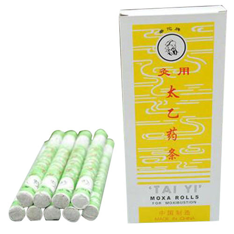 Hwato brand Tai Yi Chinese traditional Moxa Roll 10 rolls/box