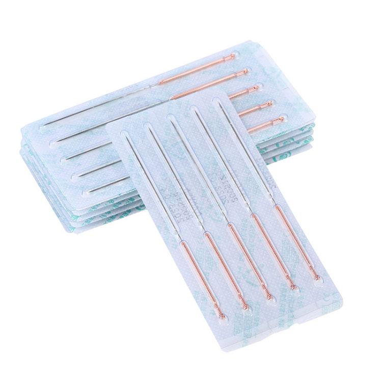 100 Pcs/Box Copper Handle Acupuncture Needles Without Tube