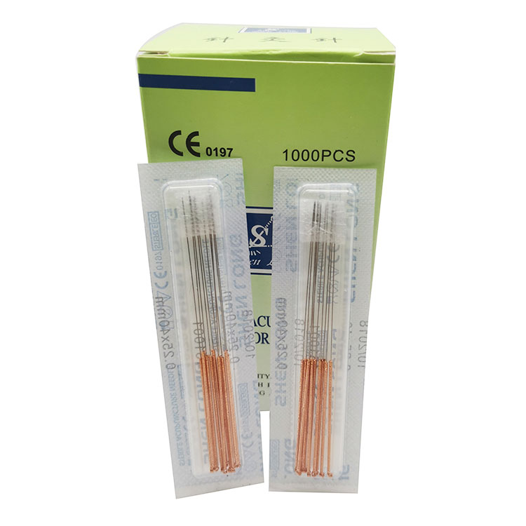 1000 Pcs/Box Copper Handle Acupuncture Needles