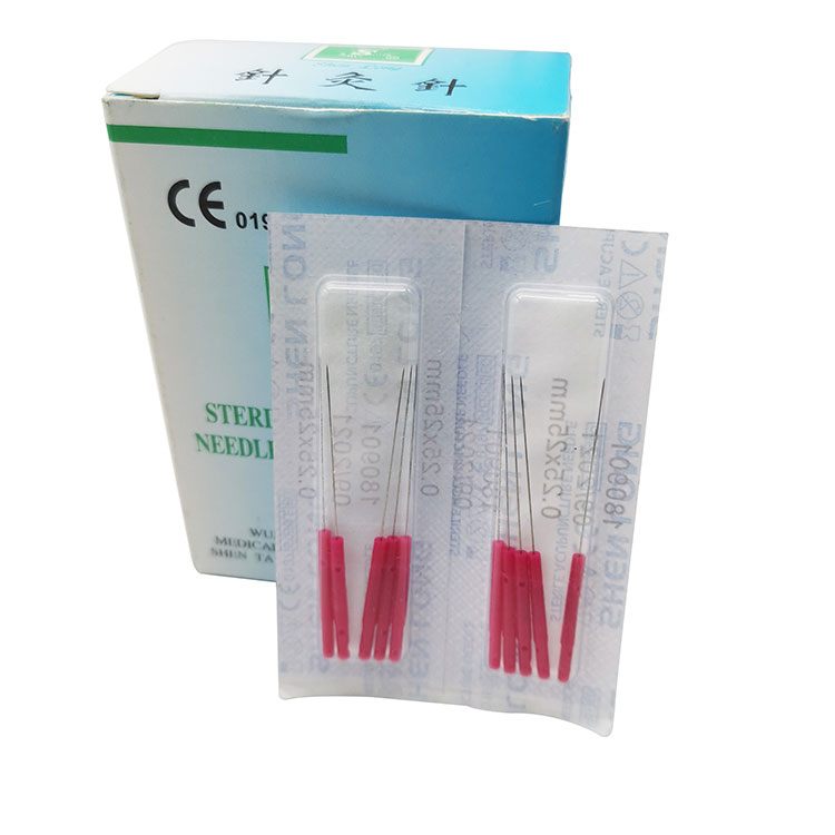 500 Pcs/Box Plastic Handle Acupuncture Needles